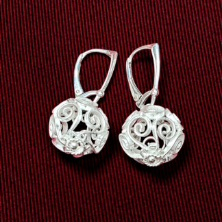 Filigraantehnikas kõrvarõngad "Krõllipaar"