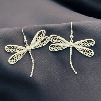 Filigraantehnikas kõrvarõngad "Kiil"